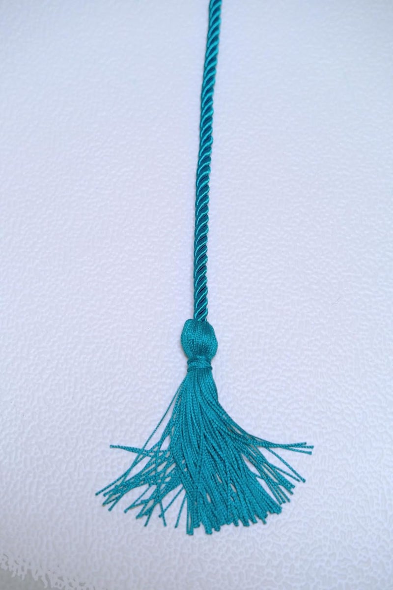 UIALECG 6 Pieces Graduation Cords,Teal Honor Cords,68 Inch - Image 2